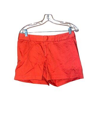 Banana Republic Womens Martin Fit Orange Shorts Size 6